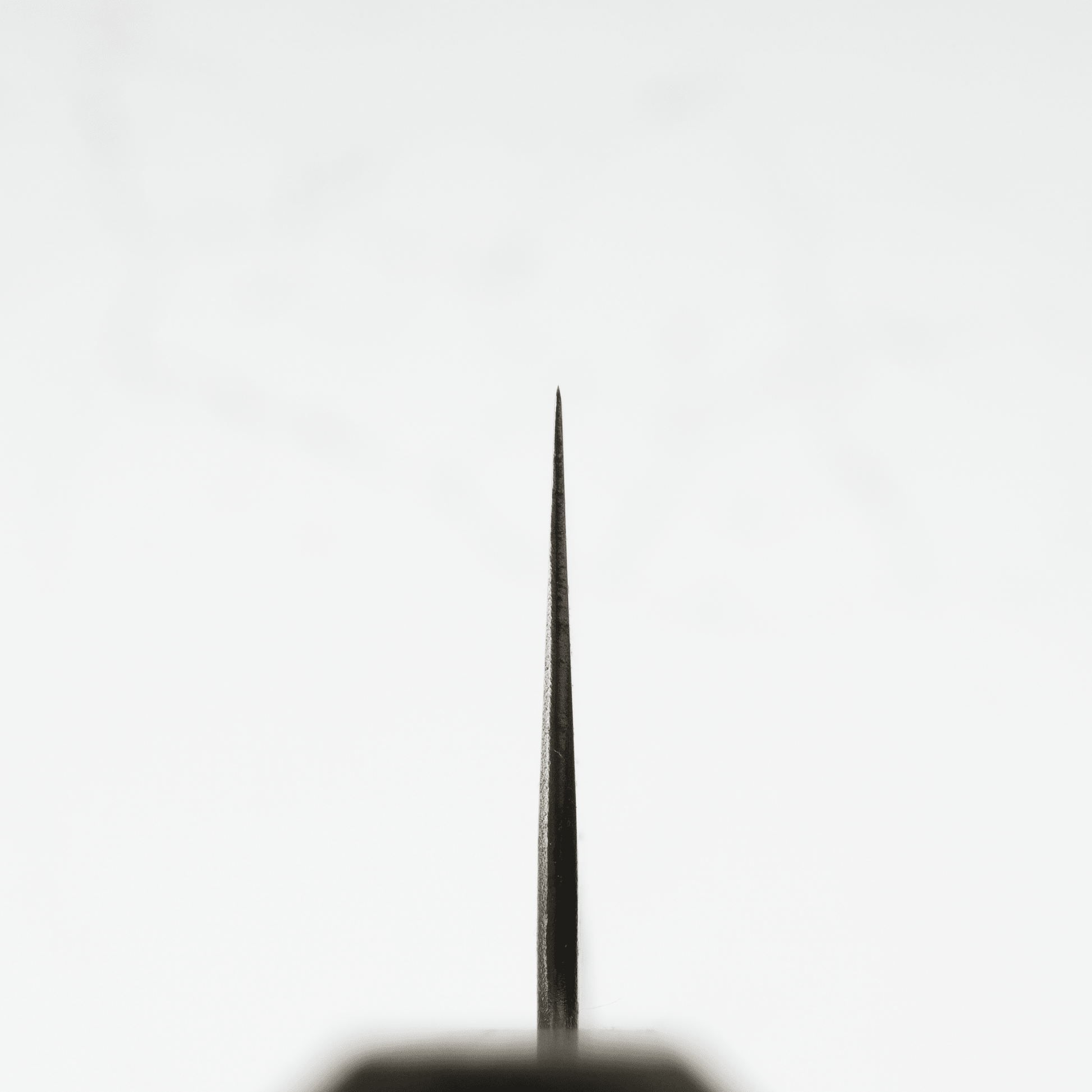 OUL Black Nashiji Aogami Super Gyuto 240 - Blade & Board