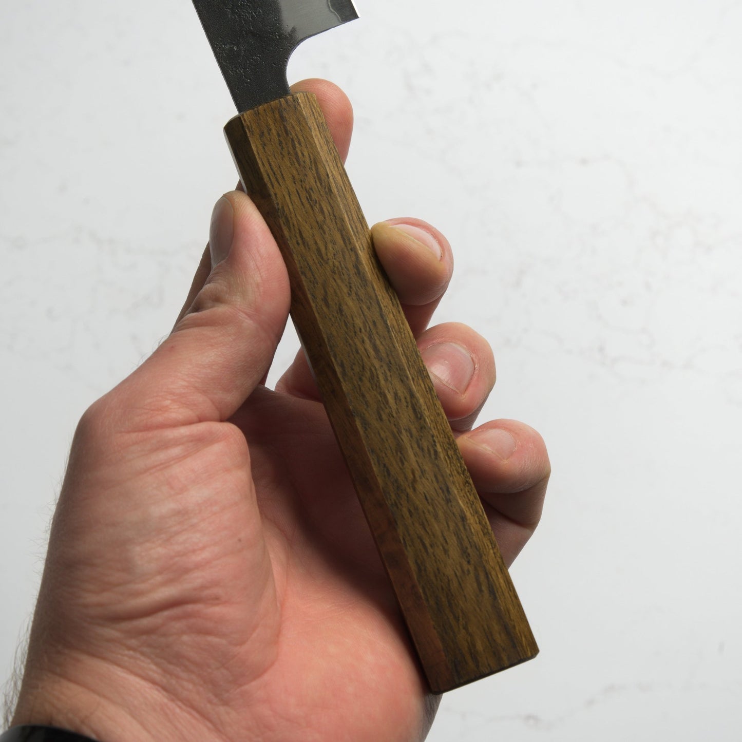 OUL Black Nashiji Aogami Super Sujihiki 270 - Blade & Board