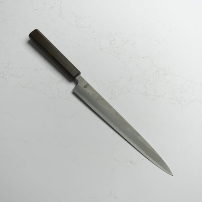 Sakai Kikumori Kikuzuki Rin Yanagiba 270mm - Blade & Board