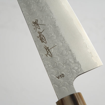 Sakai Kikumori VG10 Bunka 165mm - Blade & Board