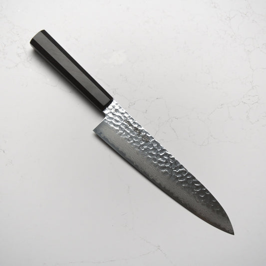 Sakai Kikumori VG10 Damascus Set - Gyuto, Santoku, Petty - Blade & Board