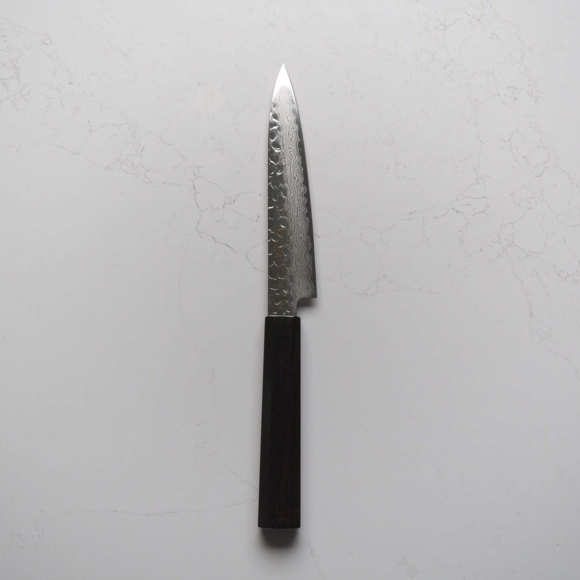 Sakai Kikumori VG10 Damascus Set - Gyuto, Santoku, Petty - Blade & Board