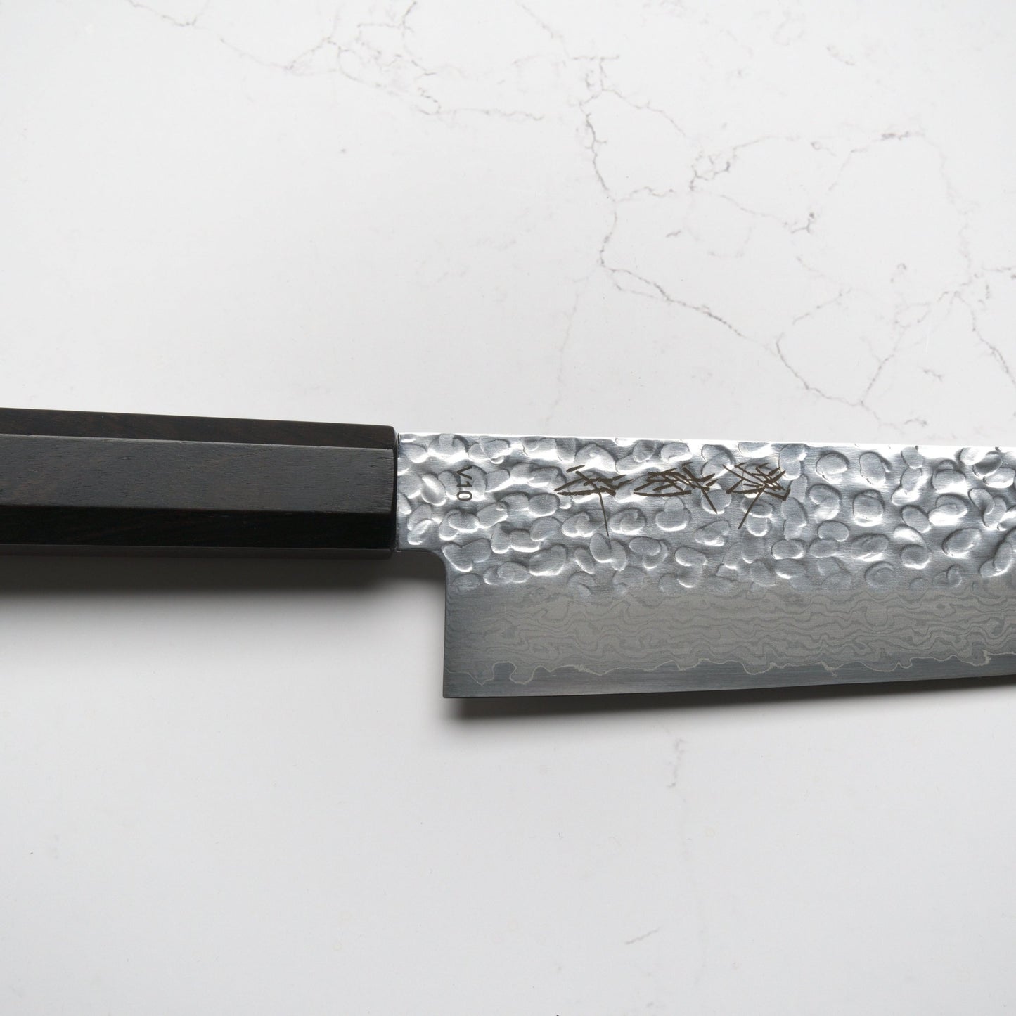 Sakai Kikumori VG10 Damascus Set - Gyuto, Santoku, Petty - Blade & Board