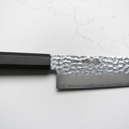 Sakai Kikumori VG10 Damascus Set - Gyuto, Santoku, Petty - Blade & Board