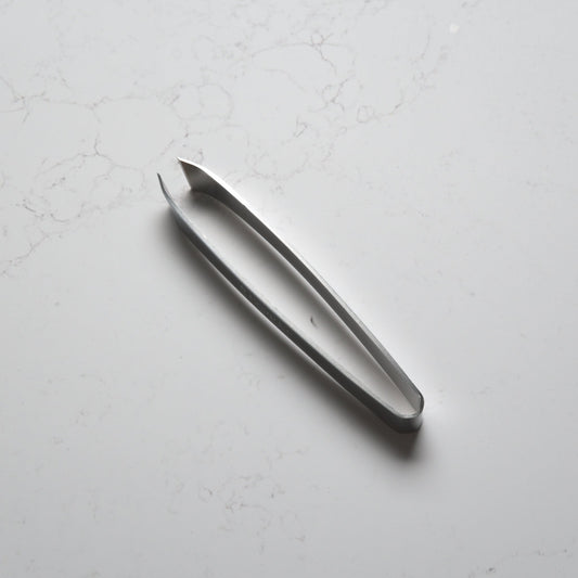 Slanted Fish Bone Tweezers - Blade & Board