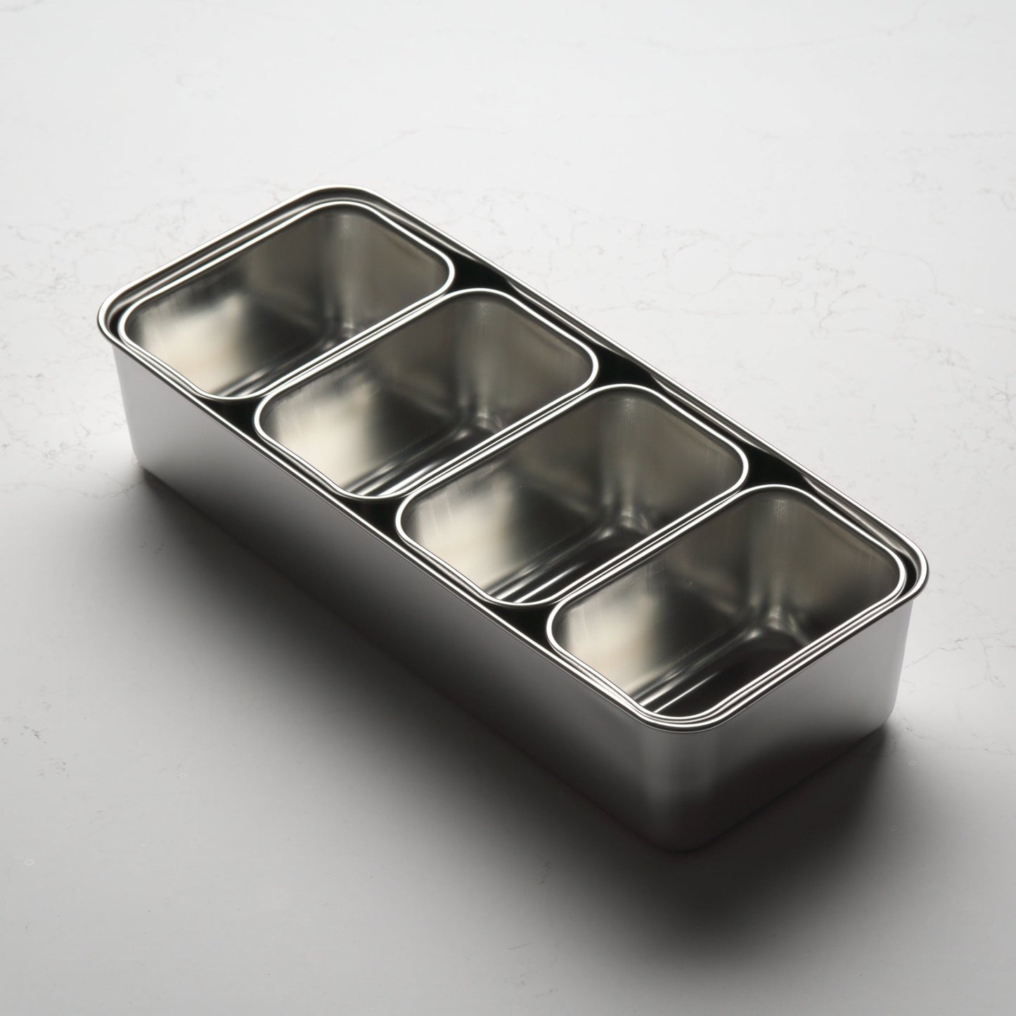 Stainless Yakumi Pan MINI - 4 Compartments - Blade & Board