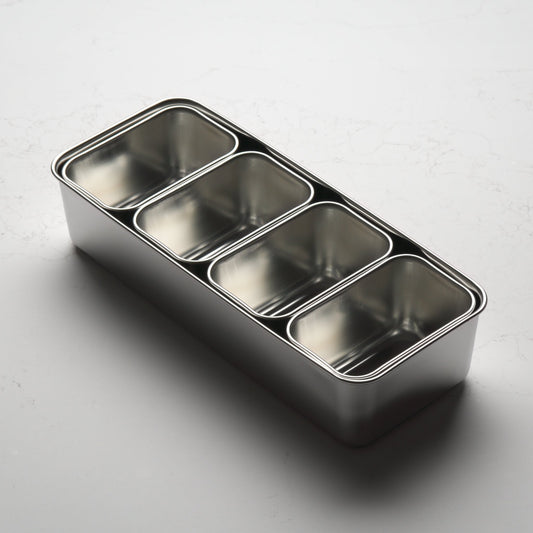Stainless Yakumi Pan MINI - 4 Compartments - Blade & Board