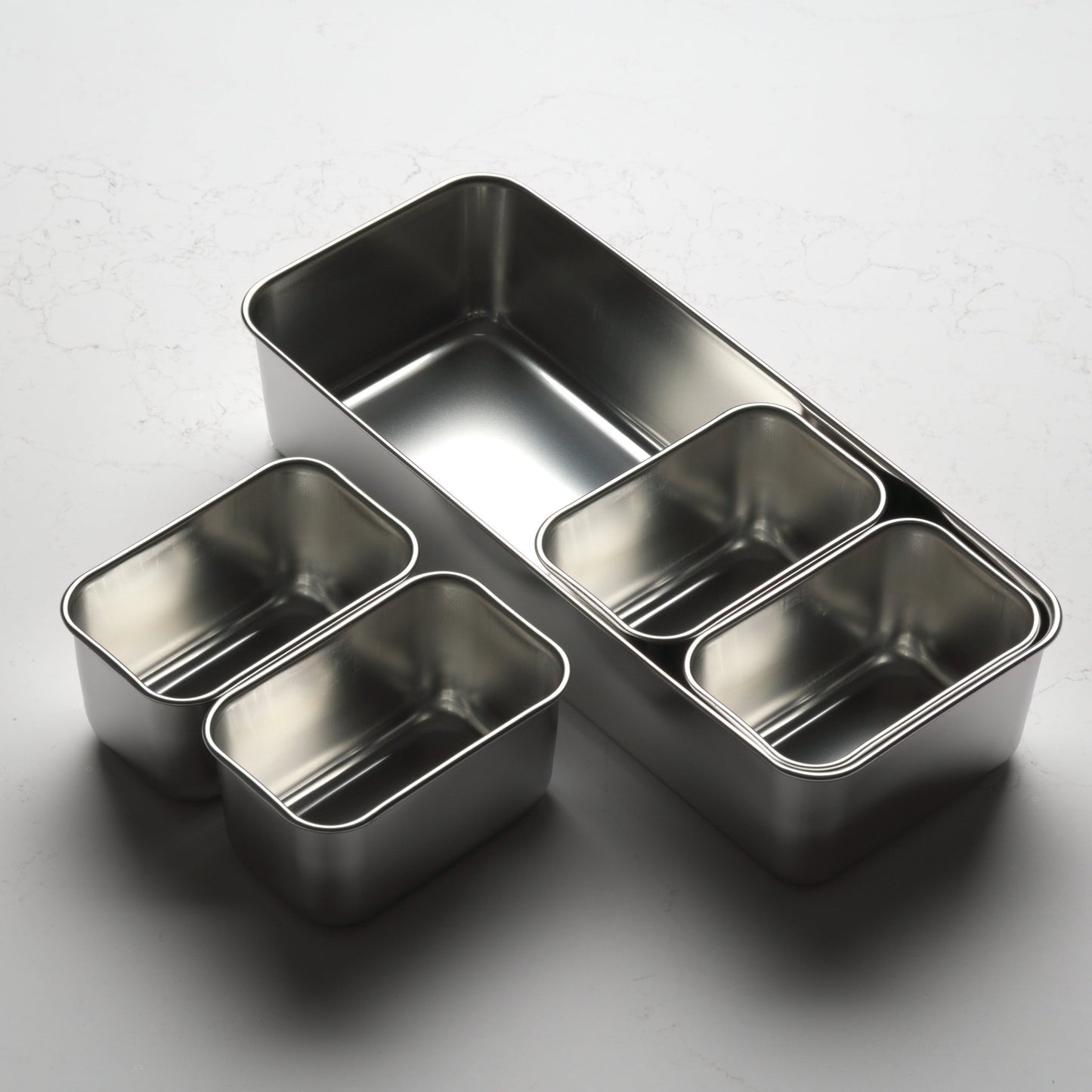 Stainless Yakumi Pan MINI - 4 Compartments - Blade & Board